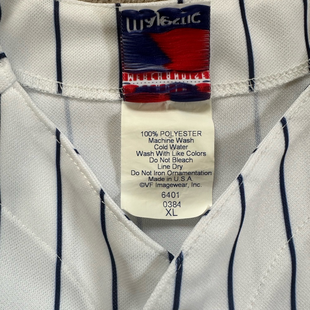Vintage Majestic New York Yankees Derek Jeter #2 Youth XL Baseball Jersey Shirt - Picture 10 of 12